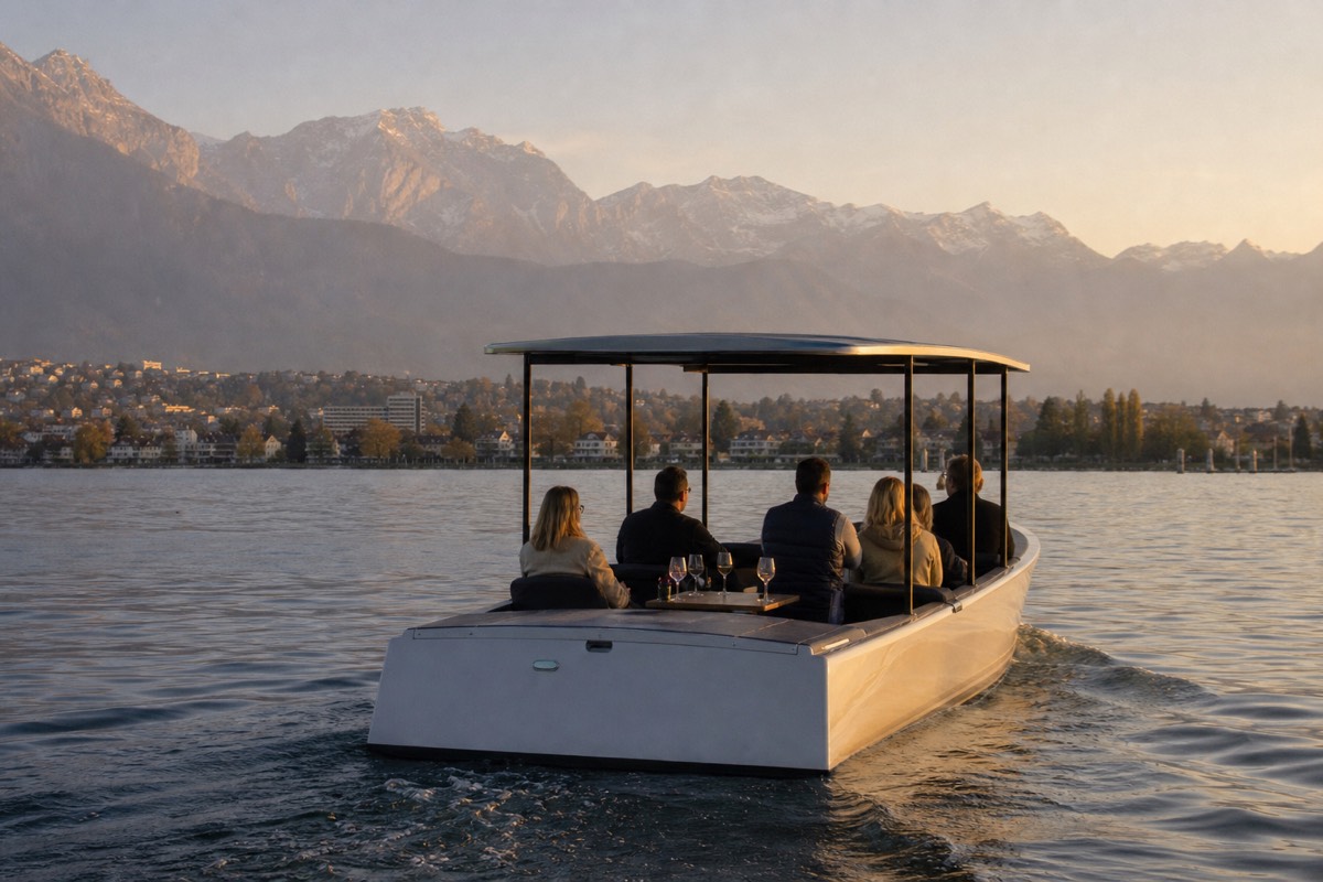 Small-Group Solar-Powered Geneva Cruise